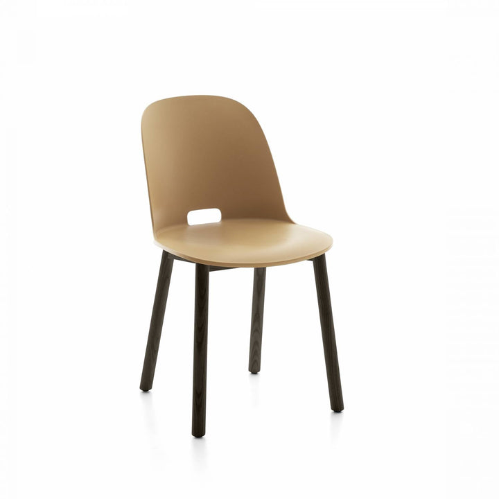 Alfi High Back Chair - Emeco - Chairs - Sand - Dark Ash - HORNE