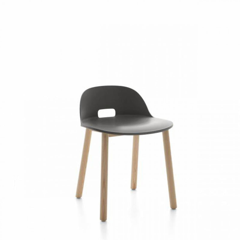 Alfi Low Back Chair - Emeco - Chairs - Dark Brown - Ash - HORNE