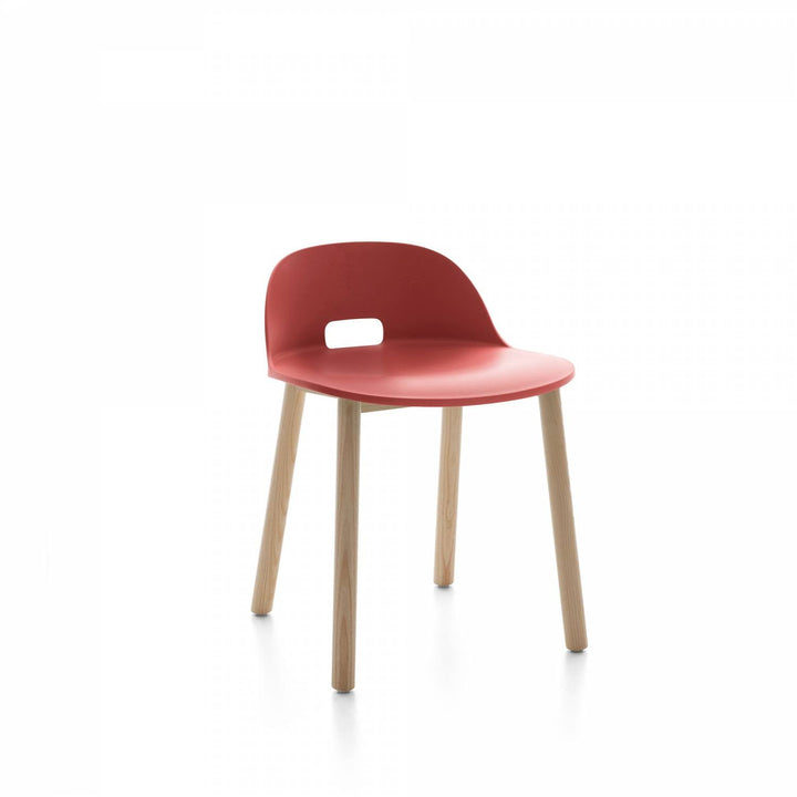 Alfi Low Back Chair - Emeco - Chairs - Red - Ash - HORNE