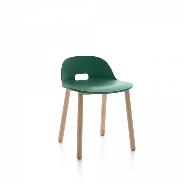 Alfi Low Back Chair - Emeco - Chairs - Green - Ash - HORNE