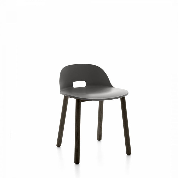 Alfi Low Back Chair - Emeco - Chairs - Dark Grey - Dark Ash - HORNE