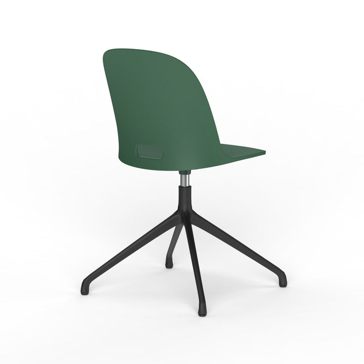 Alfi Work Swivel Chair - Emeco - Chairs - All - Around Glides - Green - HORNE