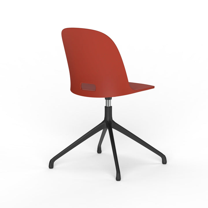 Alfi Work Swivel Chair - Emeco - Chairs - All - Around Glides - Red - HORNE