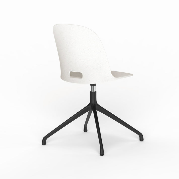 Alfi Work Swivel Chair - Emeco - Chairs - All - Around Glides - White - HORNE