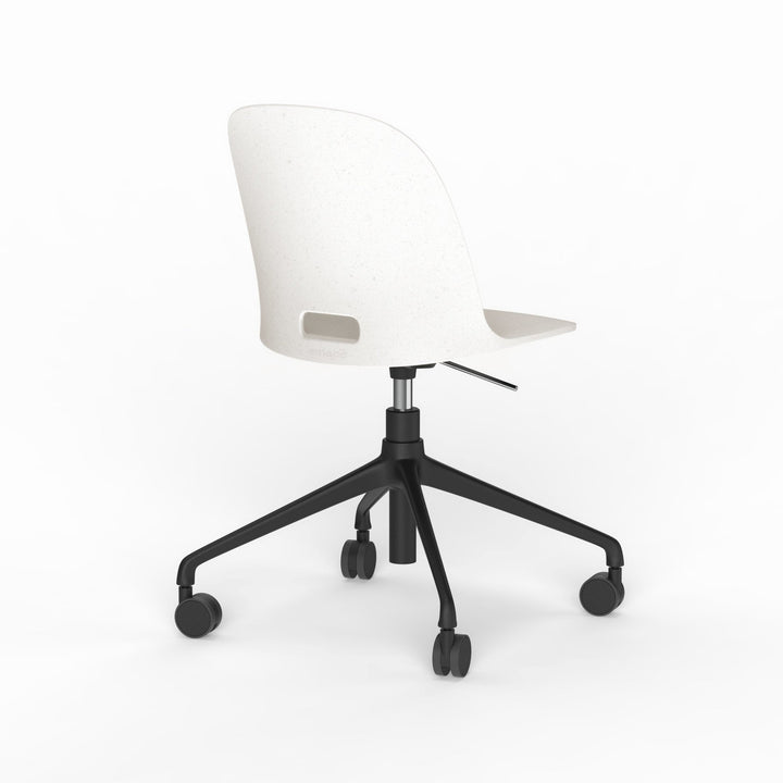 Alfi Work Swivel Chair - Emeco - Chairs - Casters - White - HORNE