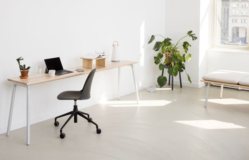 Alfi Work Swivel Chair - Emeco - Chairs - Casters - Dark Brown - HORNE