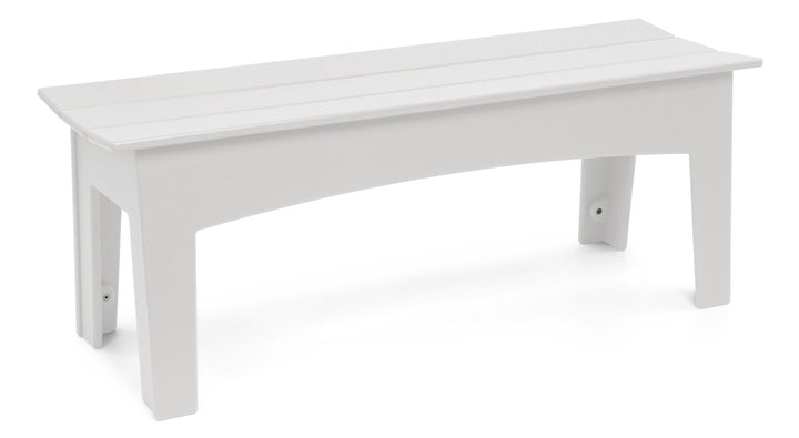 Alfresco Bench - 47" - Loll Designs - Outdoor Furniture - Cloud White - HORNE
