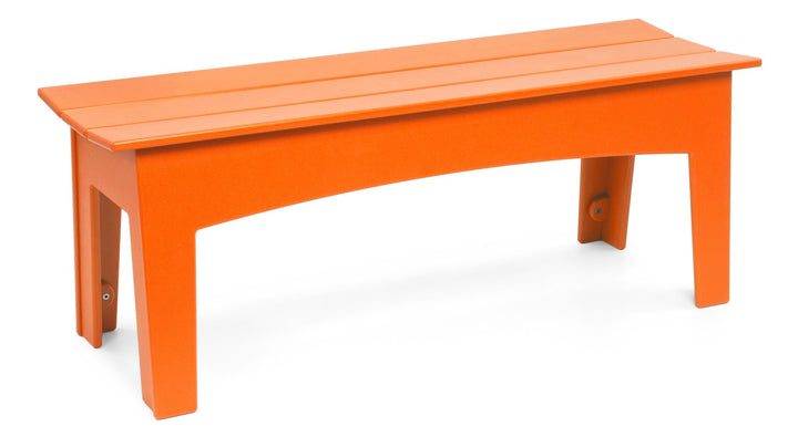 Alfresco Bench - 47" - Loll Designs - Outdoor Furniture - Sunset Orange - HORNE