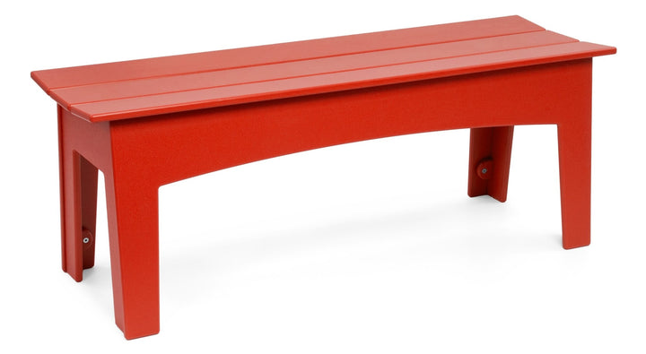 Alfresco Bench - 47" - Loll Designs - Outdoor Furniture - Apple Red - HORNE