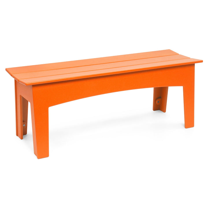 Alfresco Bench - 57" - Loll Designs - Outdoor Furniture - Sunset Orange - HORNE