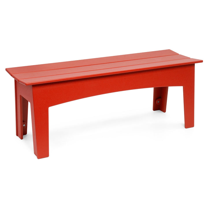 Alfresco Bench - 57" - Loll Designs - Outdoor Furniture - Apple Red - HORNE