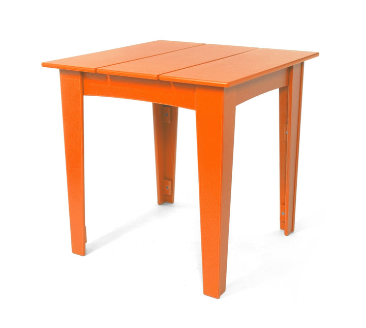 Alfresco Square Table - 30" - Loll Designs - Outdoor Furniture - Sunset Orange - HORNE