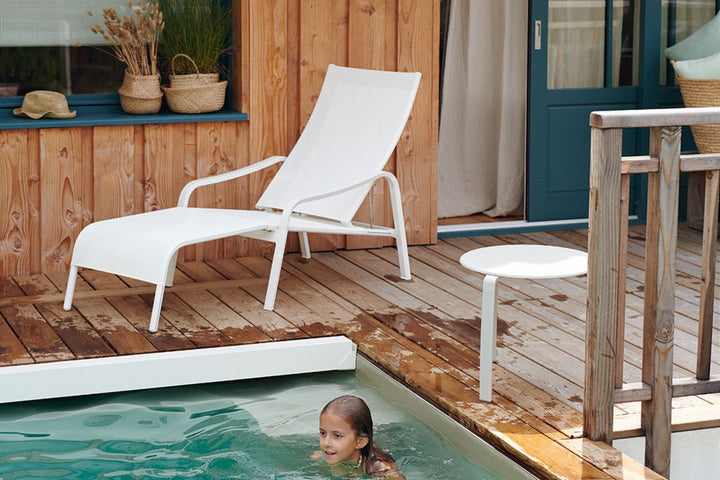 Alize Low Armchair - Stereo Fabric - Fermob - Outdoor Furniture - Storm Grey - HORNE