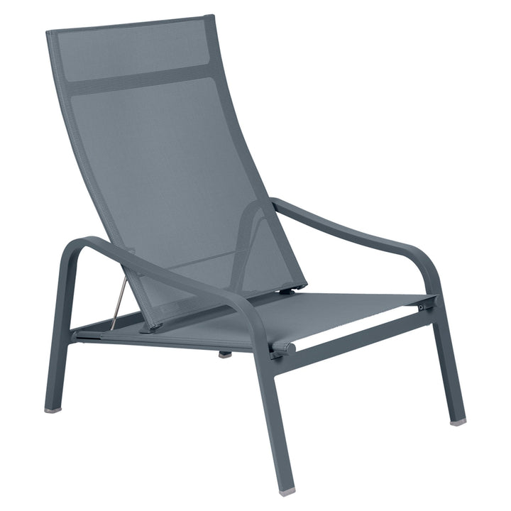 Alize Low Armchair - Stereo Fabric - Fermob - Outdoor Furniture - Storm Grey - HORNE