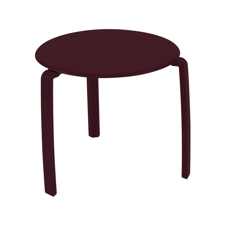 Alize Stacking Low Table - Fermob - Outdoor Furniture - Black Cherry - HORNE