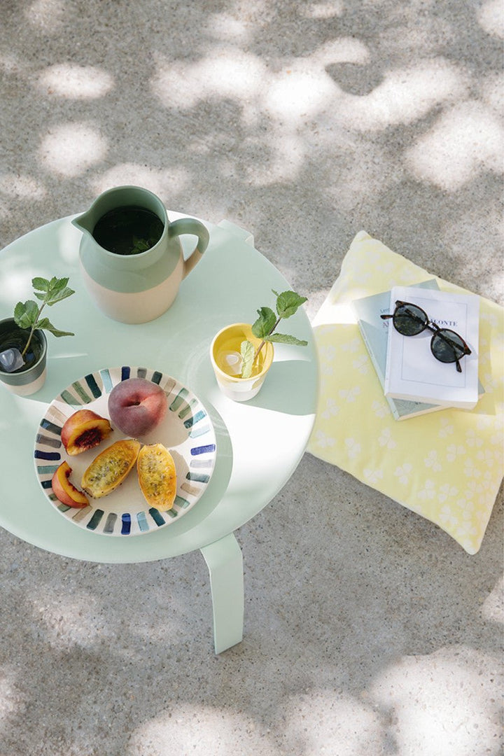 Alize Stacking Low Table - Fermob - Outdoor Furniture - Black Cherry - HORNE