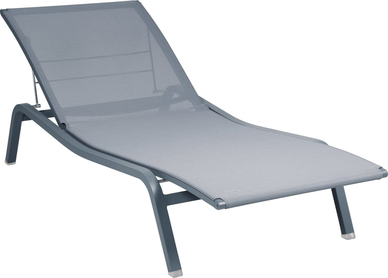 Alize Sunlounger - Stereo Fabric - Fermob - Outdoor Furniture - Acapulco Blue - HORNE
