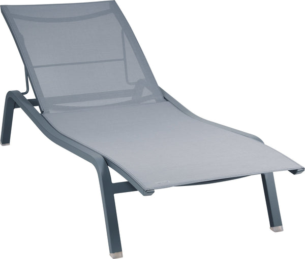 Alize Sunlounger XS - Stereo Fabric - Fermob - Outdoor Furniture - Storm Grey - HORNE