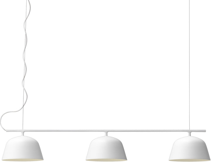 Ambit Rail Aluminum Hand Painted Pendant Light in White