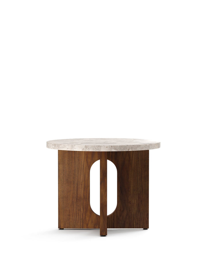 Androgyne Side Table - Audo Copenhagen - Tables + Desks - Walnut - Kunis Breccia - HORNE