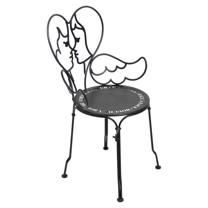 Ange Armchair - Fermob - Outdoor Furniture - Liquorice - HORNE