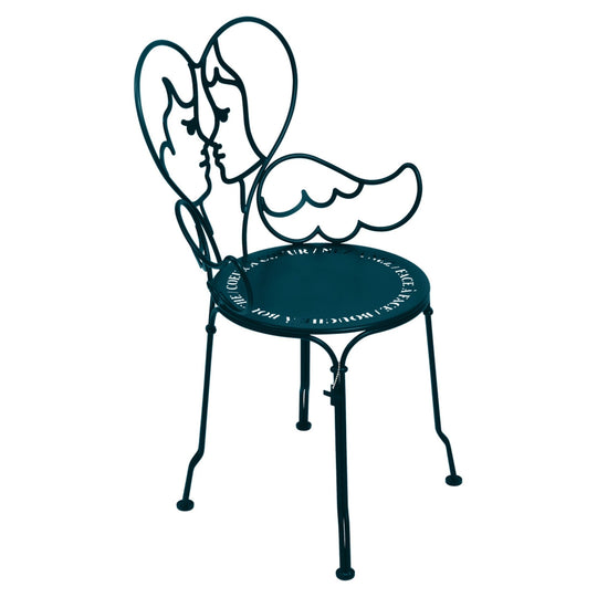 Ange Armchair - Fermob - Outdoor Furniture - Acapulco Blue - HORNE