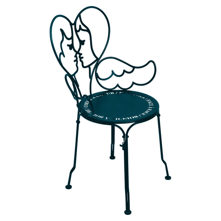 Ange Armchair - Fermob - Outdoor Furniture - Acapulco Blue - HORNE