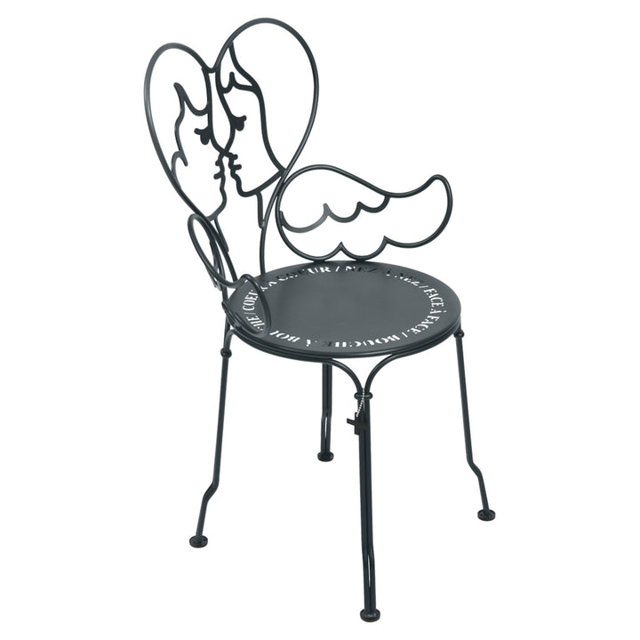 Ange Armchair - Fermob - Outdoor Furniture - Storm Grey - HORNE