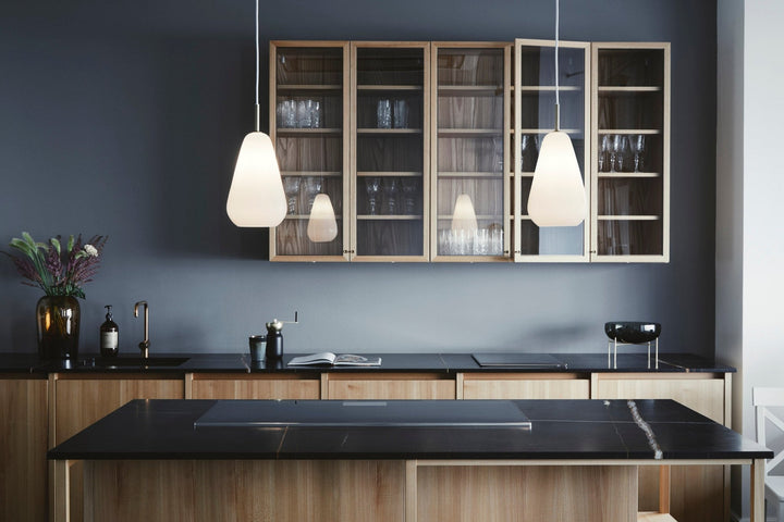 Anoli 1 Pendant - Nuura - Pendants - Medium - Nordic Gold/Opal White - HORNE