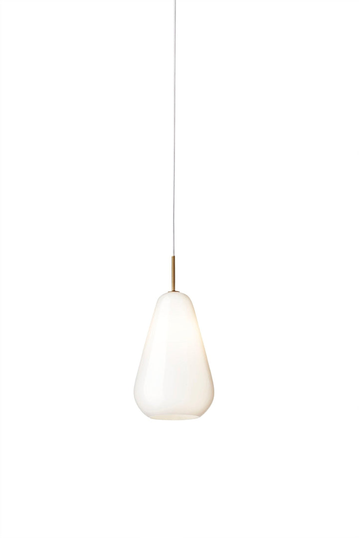 Anoli 1 Pendant - Nuura - Pendants - Medium - Nordic Gold/Opal White - HORNE