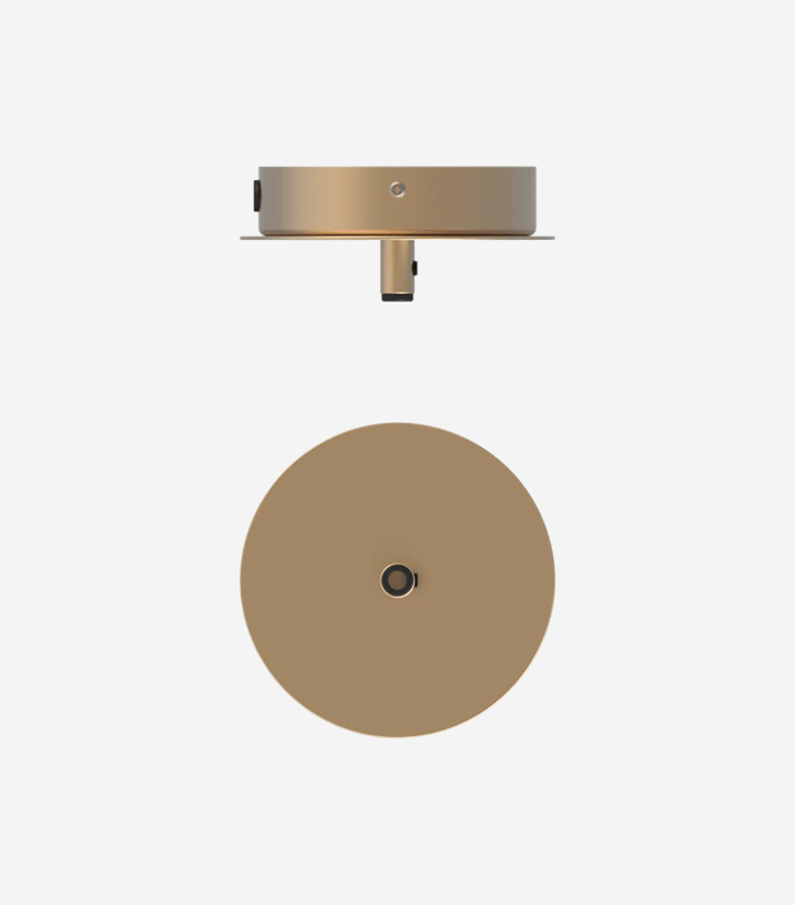 Anoli 1 Pendant - Nuura - Pendants - Medium - Nordic Gold/Opal White - HORNE