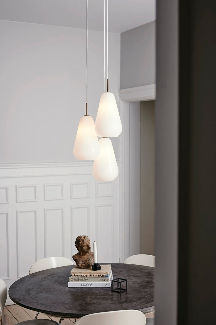 Anoli 13 Chandelier - Nuura - Chandeliers - Opal White - HORNE