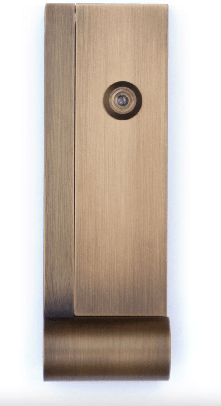 AP Door Knocker With Door Viewer - Desu Design - Outdoor Accessories - Antique Brass - HORNE