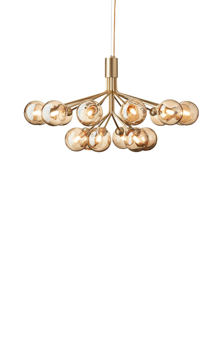Apiales 18 Pendant - Nuura - Pendants - Brushed Brass/Gold - HORNE