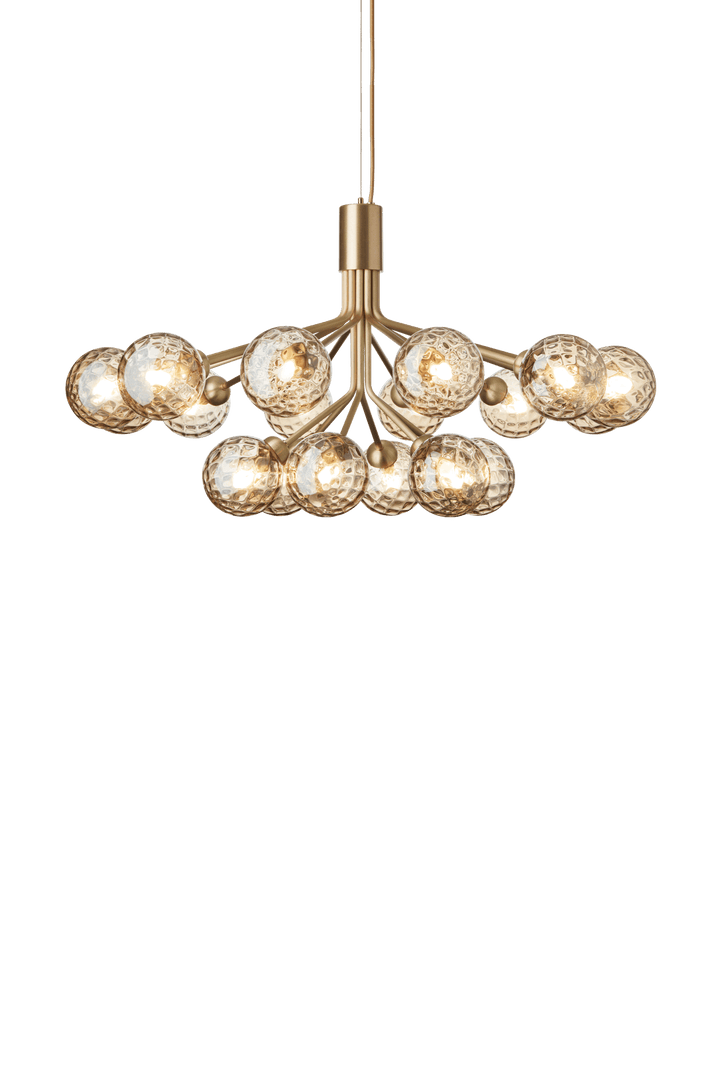 Apiales 18 Pendant - Nuura - Pendants - Brushed Brass/Optic Gold - HORNE