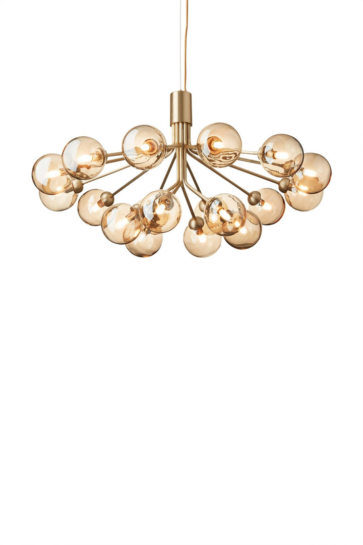 Apiales 18 Pendant - Nuura - Pendants - Brushed Brass/Gold - HORNE