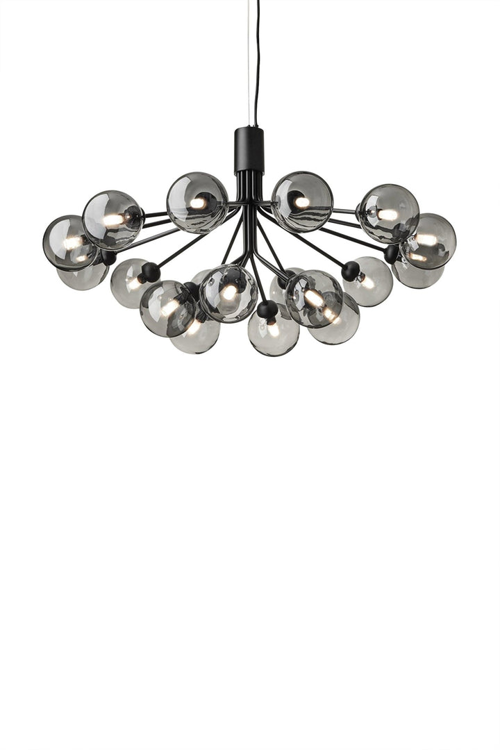 Apiales 18 Pendant - Nuura - Pendants - Satin Black/Smoked Black - HORNE