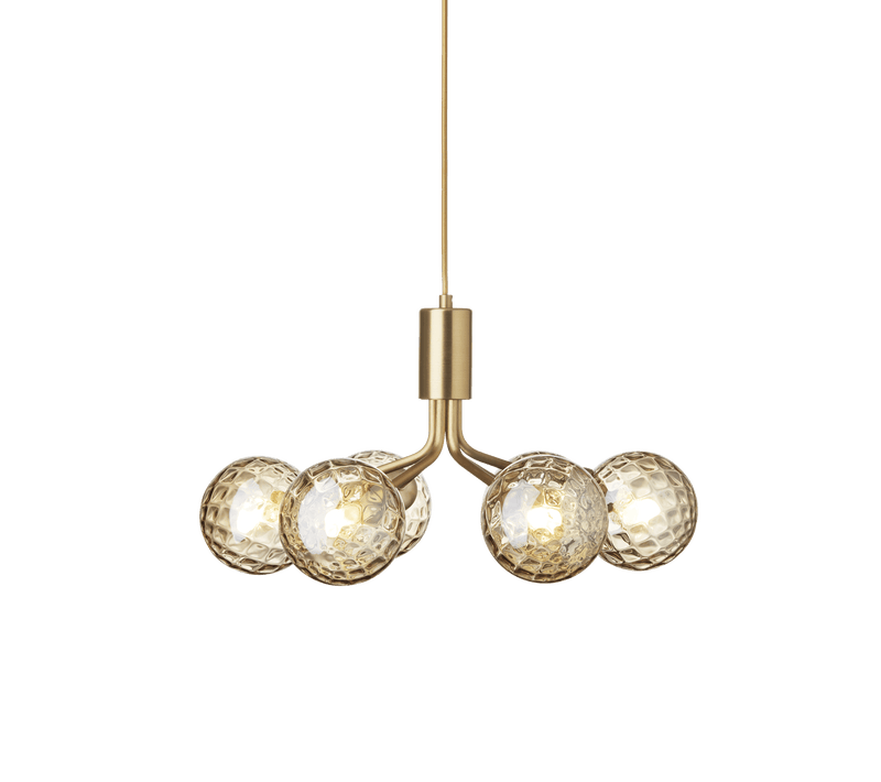 Apiales 6 Pendant - Nuura - Pendants - Satin Black/Opal White - HORNE