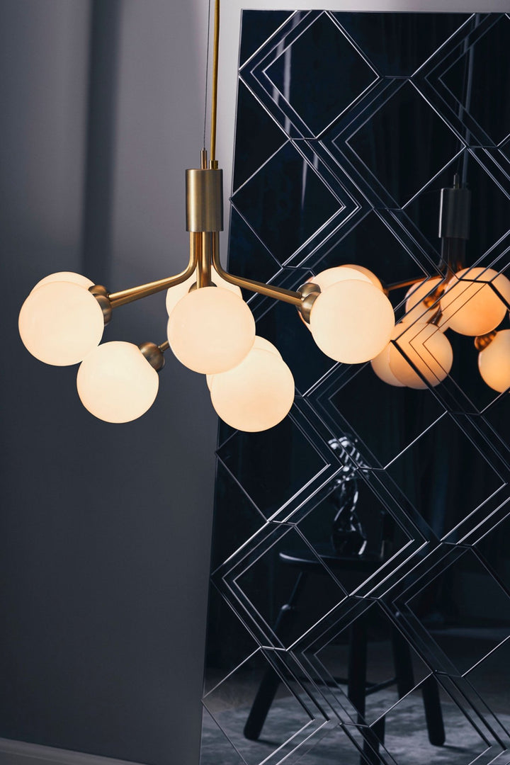Apiales 9 Pendant - Nuura - Pendants - Brushed Brass/Optic Gold - HORNE