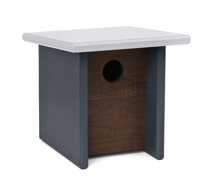 Arbor Modern Birdhouse - Loll Designs - Outdoor Accessories - Sunset Orange - White - HORNE