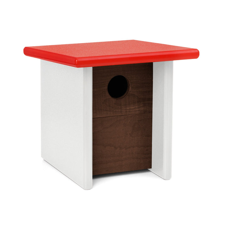 Arbor Modern Birdhouse - Loll Designs - Outdoor Accessories - Apple Red - White - HORNE