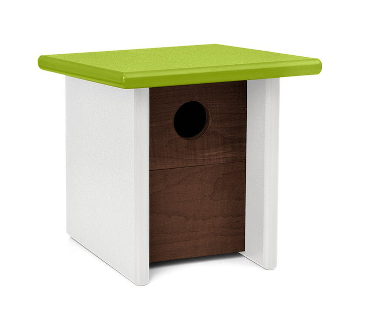 Arbor Modern Birdhouse - Loll Designs - Outdoor Accessories - Leaf Green - White - HORNE