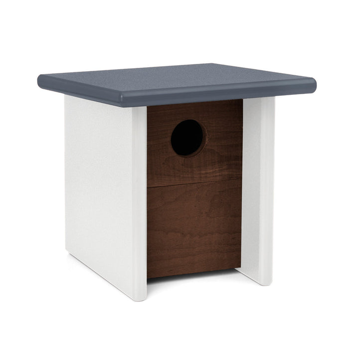 Arbor Modern Birdhouse - Loll Designs - Outdoor Accessories - Charcoal Grey - White - HORNE