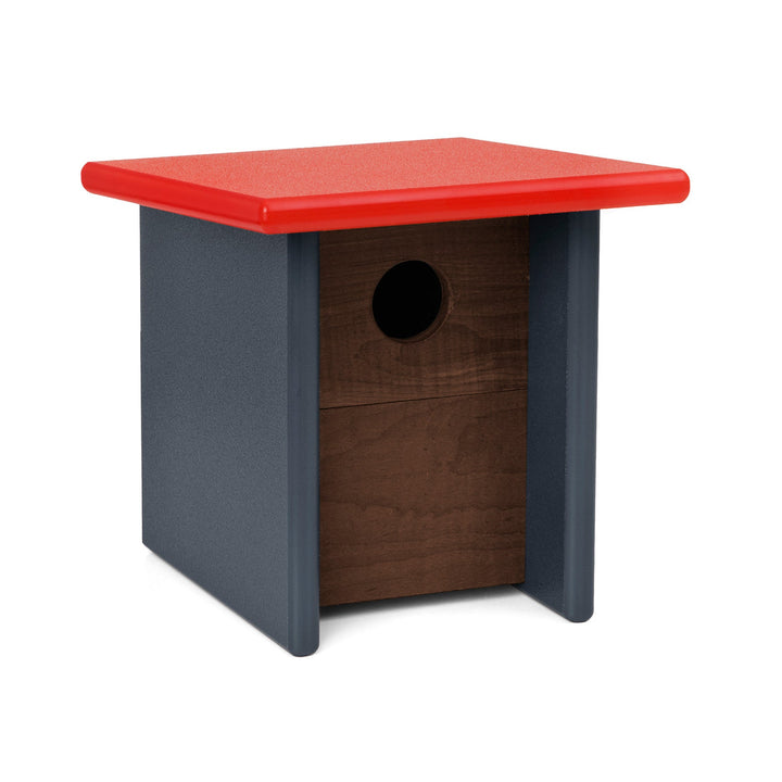 Arbor Modern Birdhouse - Loll Designs - Outdoor Accessories - Apple Red - Grey - HORNE