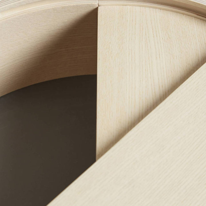 Arc Side Table - Woud - Tables + Desks - Mat Laquered Walnut - HORNE