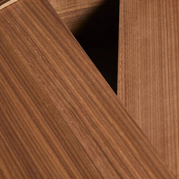 Arc Side Table - Woud - Tables + Desks - Mat Laquered Walnut - HORNE