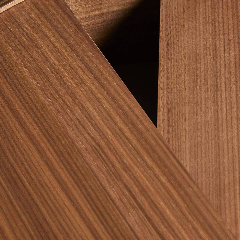Arc Side Table - Woud - Tables + Desks - Mat Laquered Walnut - HORNE