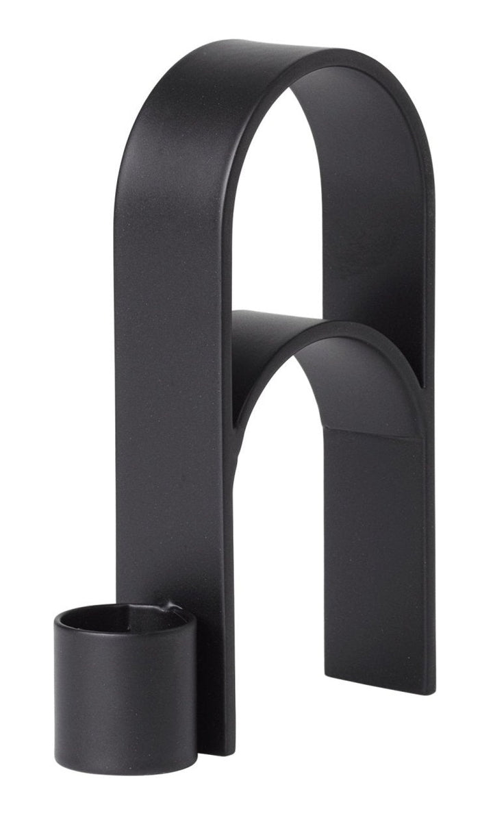 Arch Candleholder - Kristina Dam - Candle Holders - Vol 3 - Black Steel - HORNE