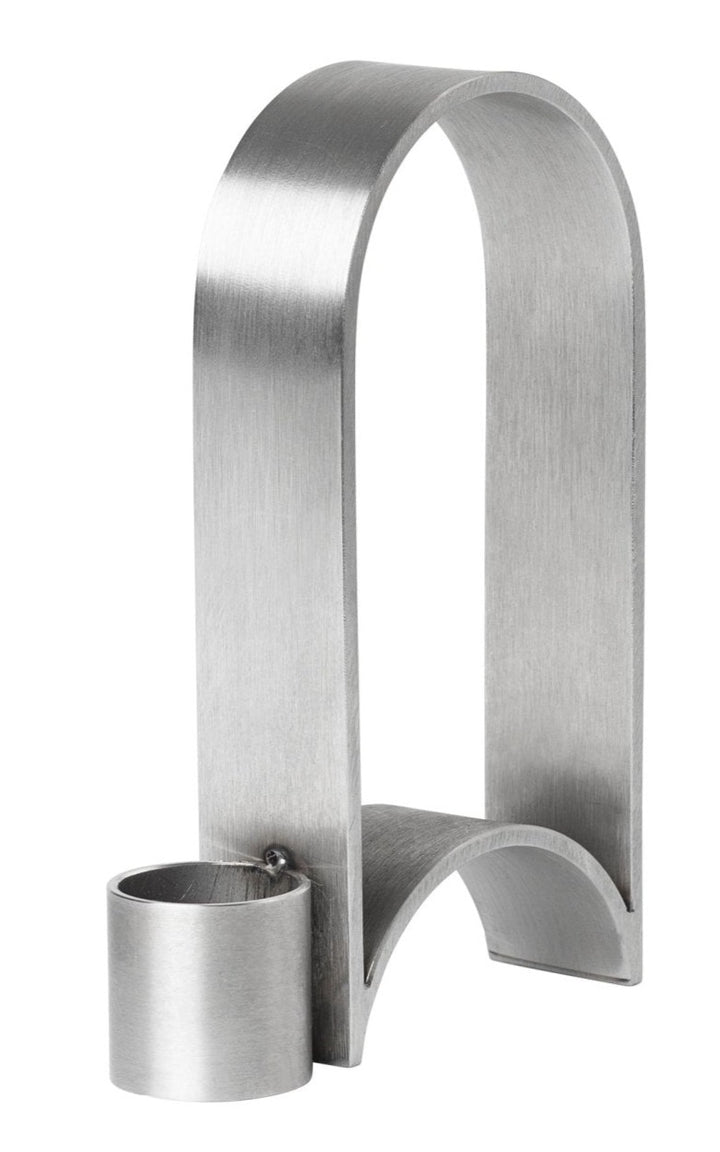 Arch Candleholder - Kristina Dam - Candle Holders - Vol 2 - Stainless Steel - HORNE