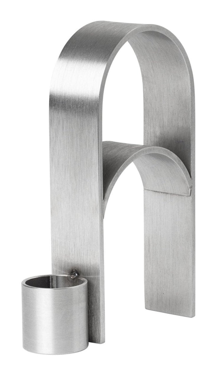 Arch Candleholder - Kristina Dam - Candle Holders - Vol 3 - Stainless Steel - HORNE